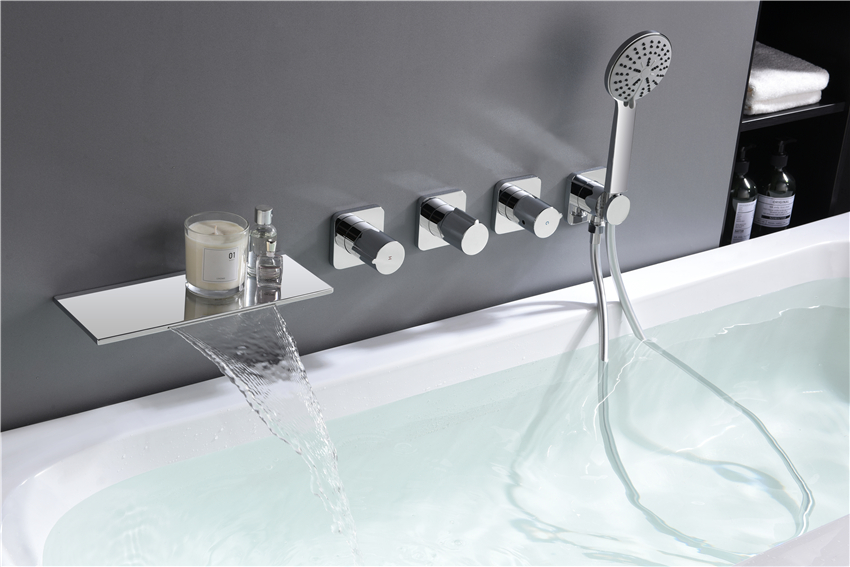 Factorys Price Thermostatic Shower Set Wall-Mount Shower Mixer