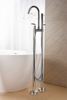 Hot Selling Widespread Faucet Round Floor-Mount Bathtub Faucet