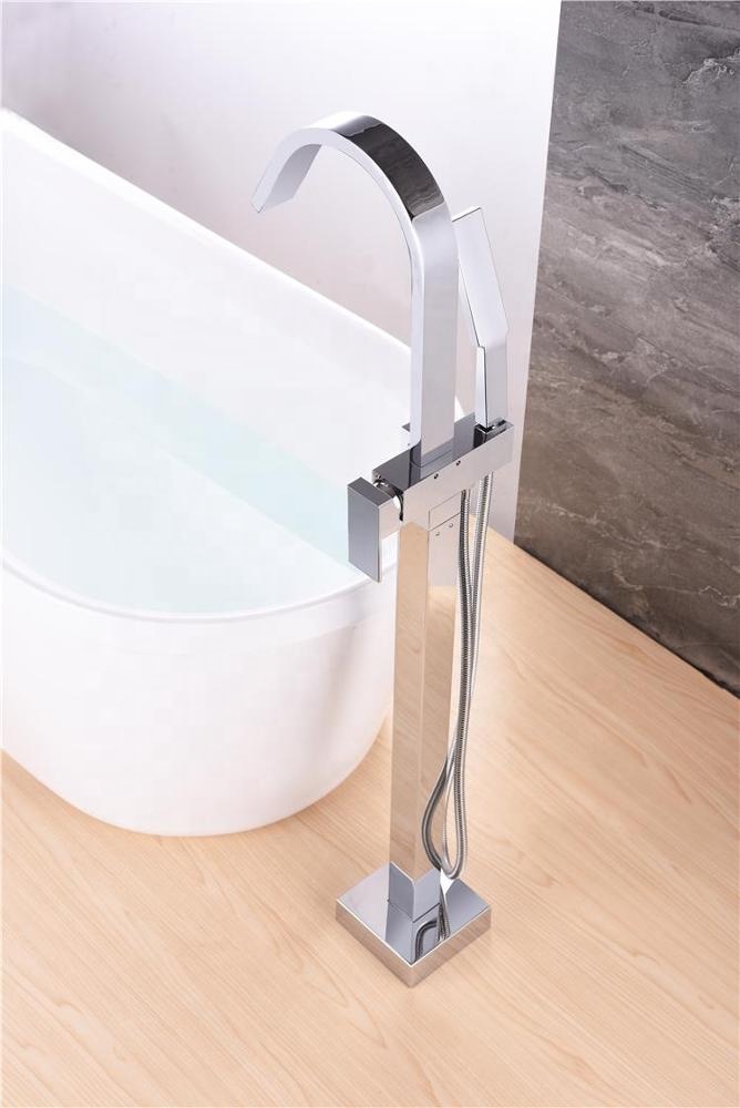 Stand Alone Showers Universal Tub Spout Bath Tap From Floor Bathtub Shower Unit Faucet Extender Divert Wo Plumbing Taps