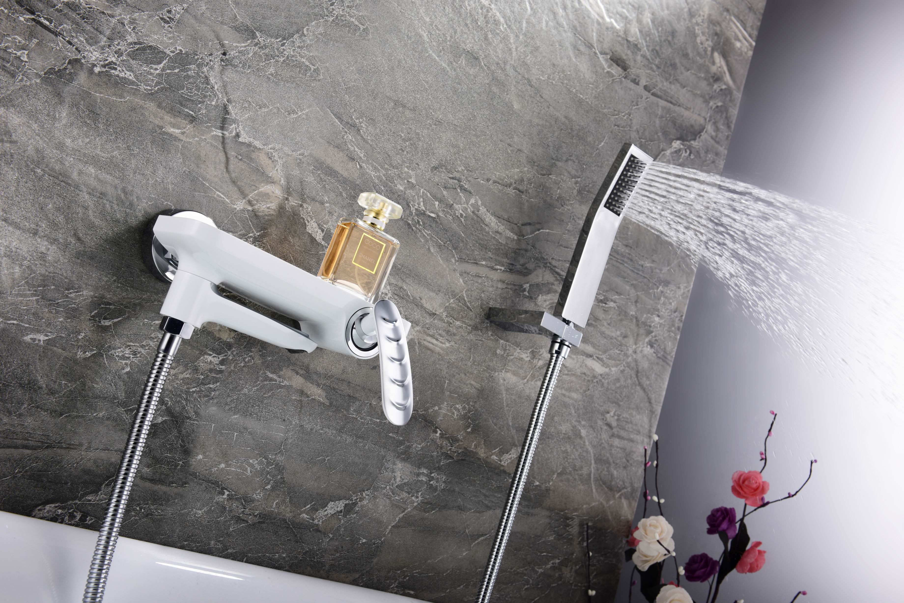 Hot Sale Special Complete Bath Brass Chrome Shower Faucet Set Robin Douche