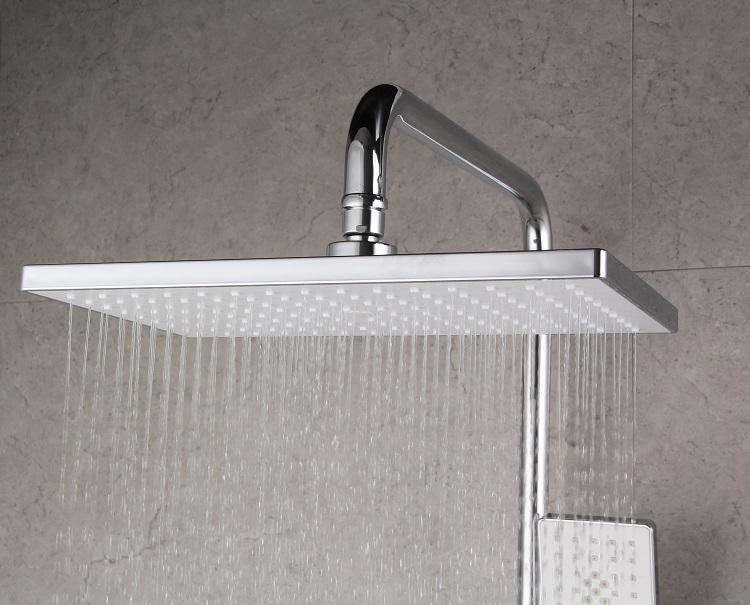 Shower system bathroom chrome waterfall rain shower faucet tap bath mixer bathtub faucet set