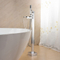 Freestanding Tub Filler Waterfall Bathtub Faucet Floor Mount Brass Bathroom Faucets with Hand Shower room