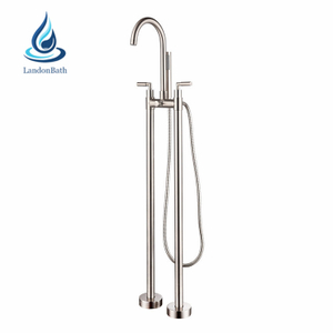 New Design Round Faucet Brass Chrome Freestanding Bathtub Faucet