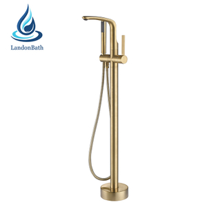 French Gold Zinc Water Faucet Freestanding Faucet