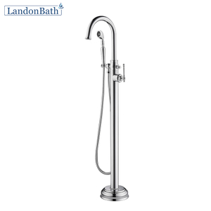 Simple Design Hot Selling Thermostatic Freestanding Bathtub Faucet