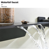 Contemporary Hot Sale Black Hidden Conceal Recessed Shower Wall Mount Bathtub Faucet Wall Lever