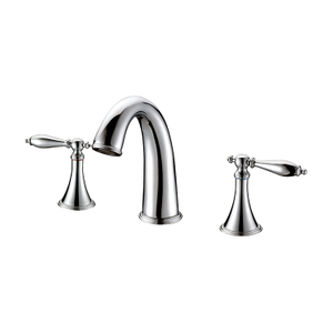 American Style Wash Basin Faucet 3 Hole Deck-Mount Basin Faucet