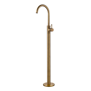 Tub Filler Freestanding Bathtub Faucet Floor Mounted Antique Brass Bathroom Tub Faucets Without Hand Shower Set