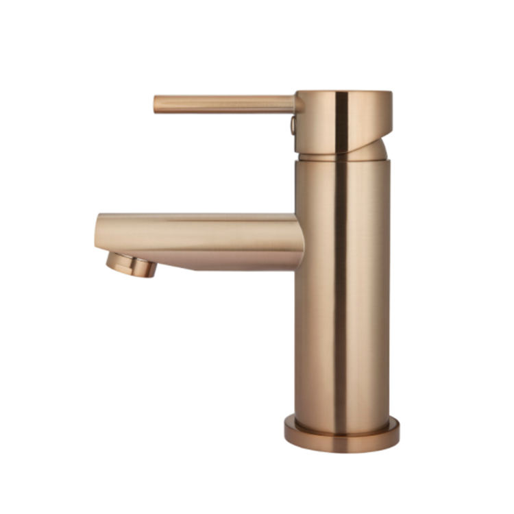 SUS304 rose gold Color Basin mixer