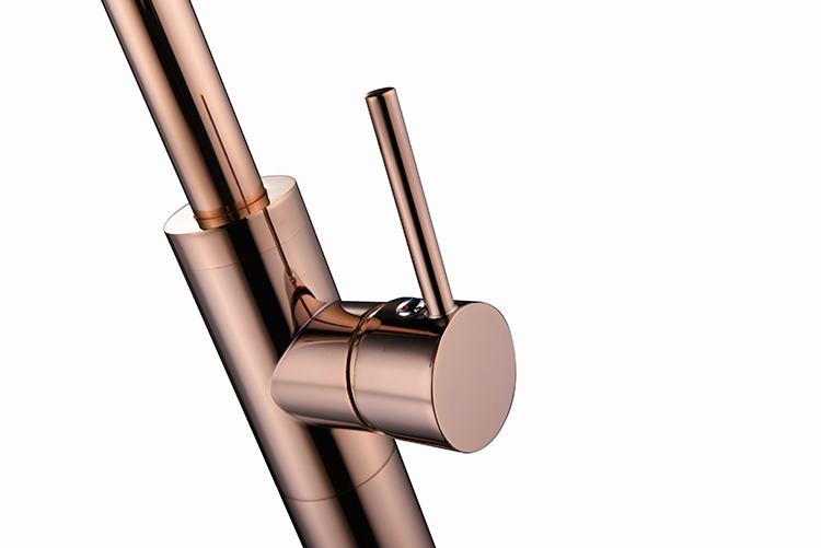 Rose Gold Plating Floorstanding Freestanding Bath Mixer Shower Tap Faucet Tapware for Australia