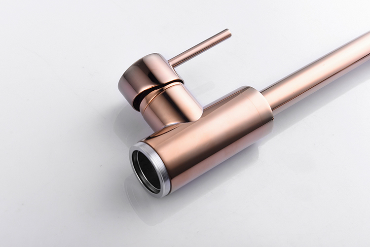 Contemporary Style Rose Gold Freestanding Faucet Nice Quality Bathtub Mixer