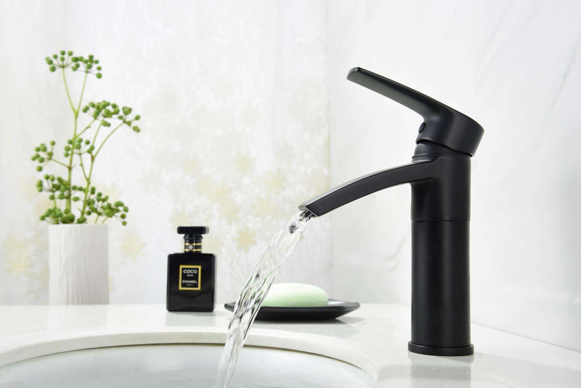 Matt Black basin faucet