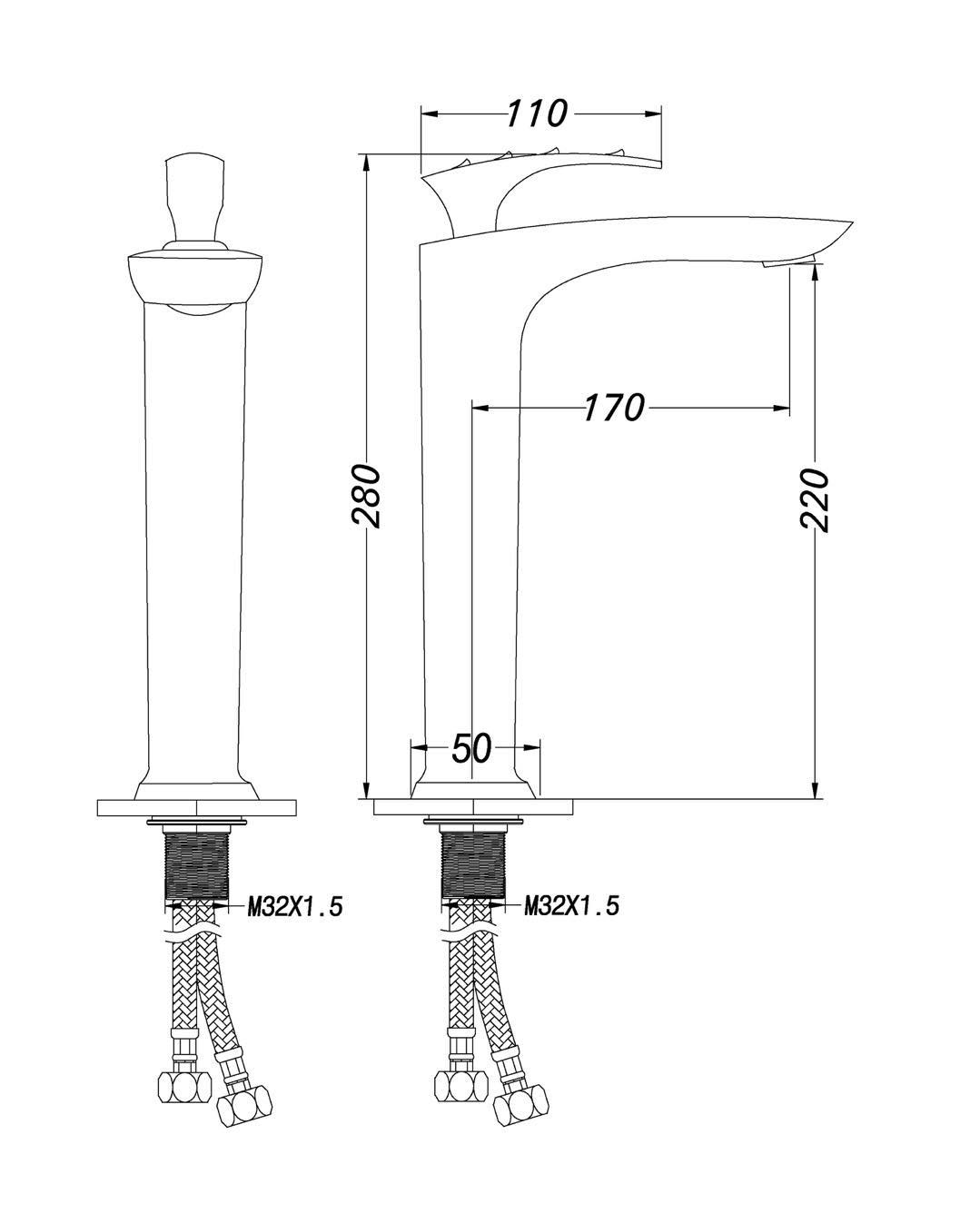 Patent Design Single Lever Bathroom Mixer Tap Dolphin Series Bathroom Taps
