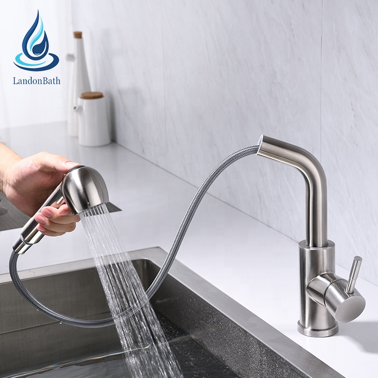 Kitchen Faucet Cold and Hot Water Tap Single Handle Kitchen Faucets Swivel Spout Kitchen Water Sink Mixer Tap Faucets