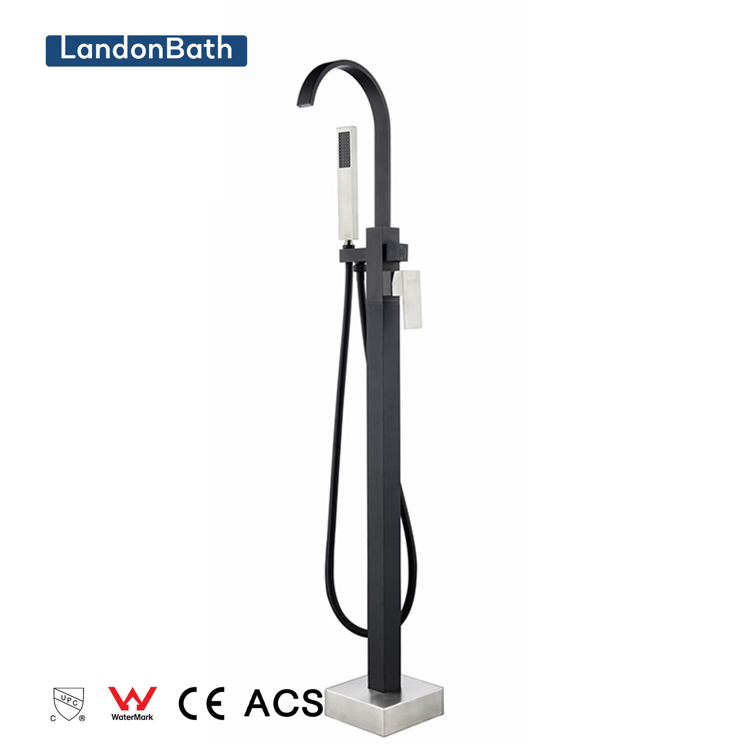 2024 New Black Wall-Mount Water Saving Sanitary Ware Bathroom Shower Faucet Seires Basin Faucet 