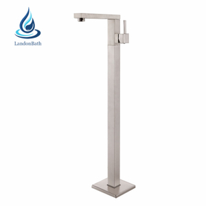 Contemporary Style Hot and Cold Water Exchange Thermostatic Bathtub Mixer