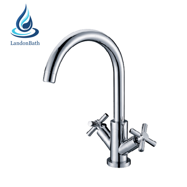 Chrome Plated Brass Lavatory Water Basin Tap Faucet High Quality Kitchen Mixer