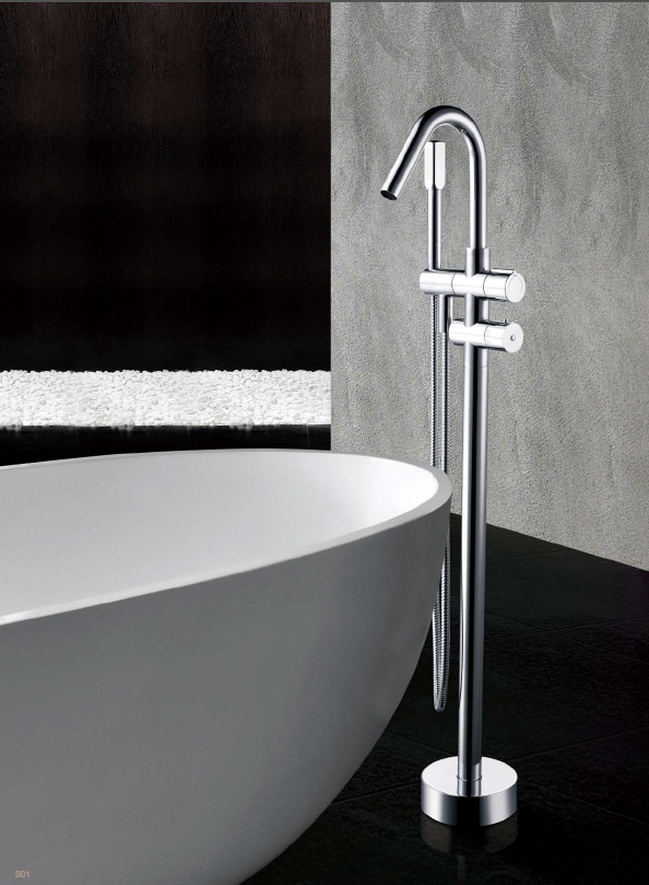 2022 High Quality Thermostatic Bathtub Mixer Floor-Mount Bathtub Faucet