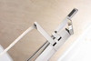 304 Stainless Steel Square Round Bathroom Faucet