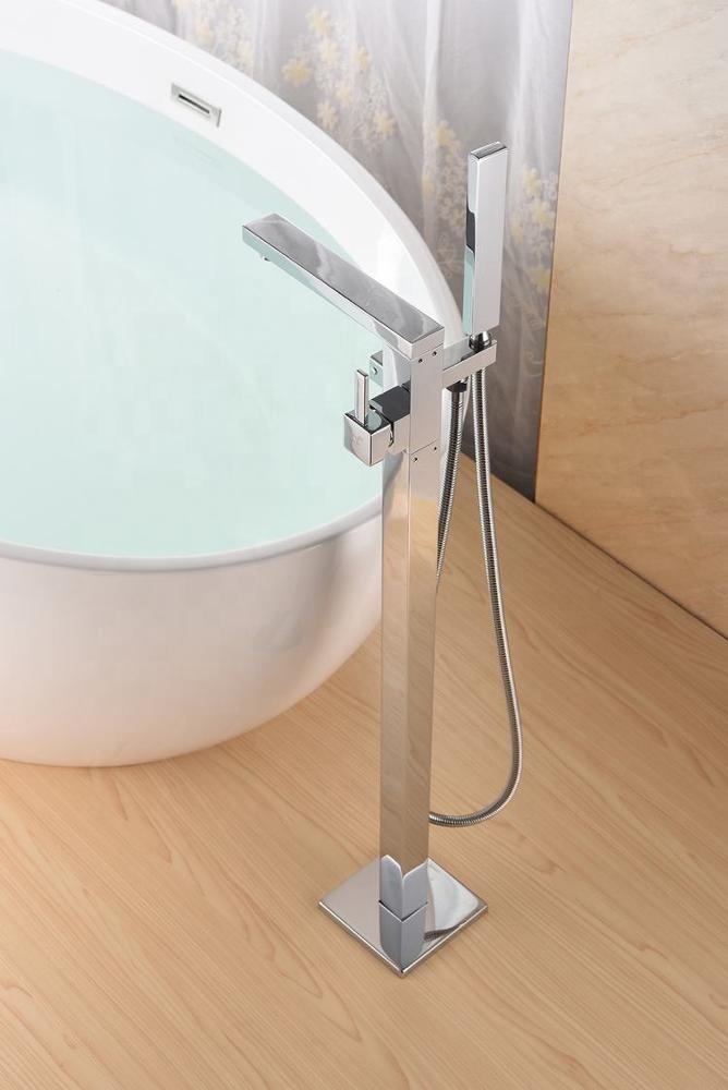 Freestanding Shower Hot & Cold Bath Floor Mixer Tap Watermark Bathtub Spout Exteneder Standing Matt Tub Tile And Repair Kit