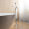 Stainless Steel Floor Standing Bathtub Faucet Bathroom Faucet