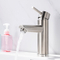 Factory Supplier Modern Bathroom Sink Basin Faucet Cheap Tap For Luxury Mixer Wash 304 Stainless Steel Pillar Mounting Face