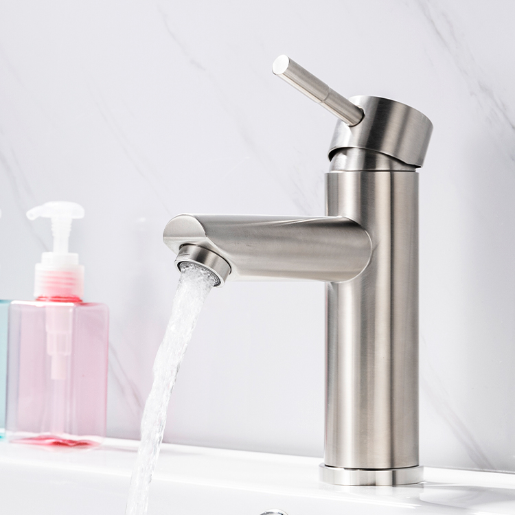 Low Price Single Handle Sus 201 Wash Basin Faucet Tap For Bathroom