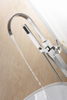 2022 Hot Selling Floor-Mount Bathtub Faucet 304 Stainless Steel Faucet