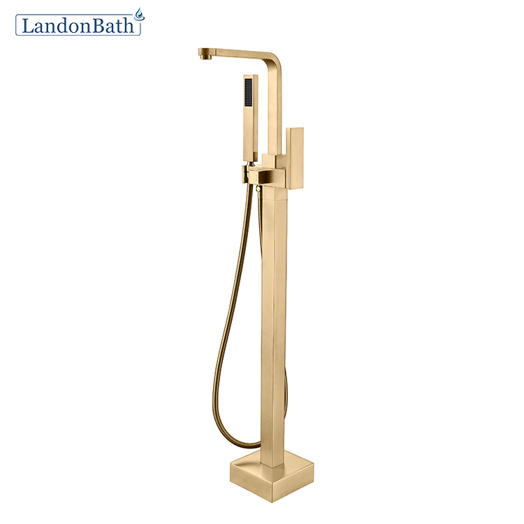 Simple Design French Gold High Quality Bathtub Mixer