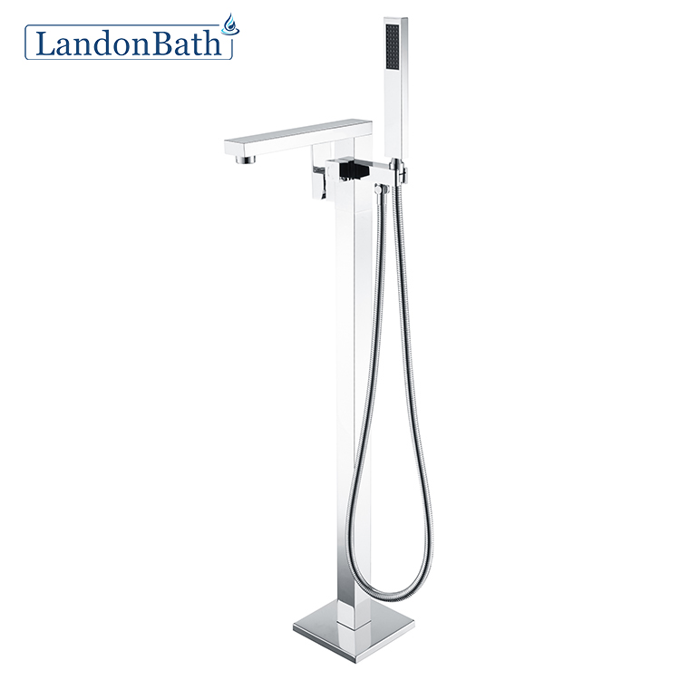 304 Stainless Steel Thermostatic Deck-Mount Roman Bathtub Faucet