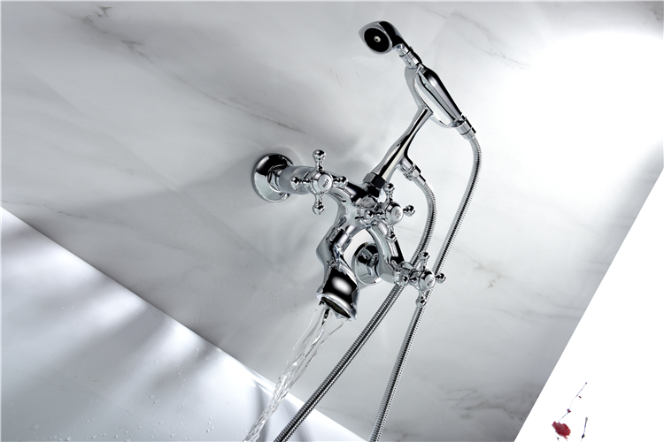 Hot Selling Supplier Price Latest Brass Deck-Mount Bathtub Faucet