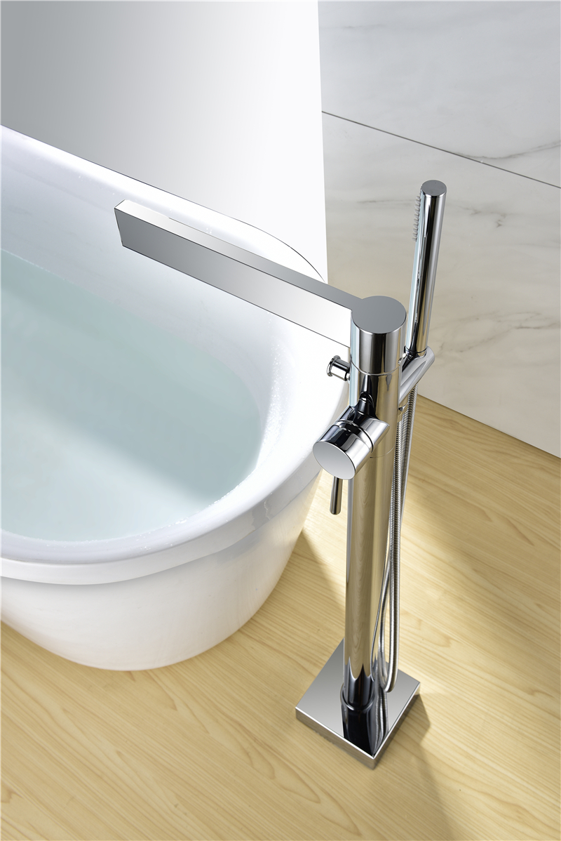 New Collection Floor Mounted Bathtub Faucet DF-02043-3