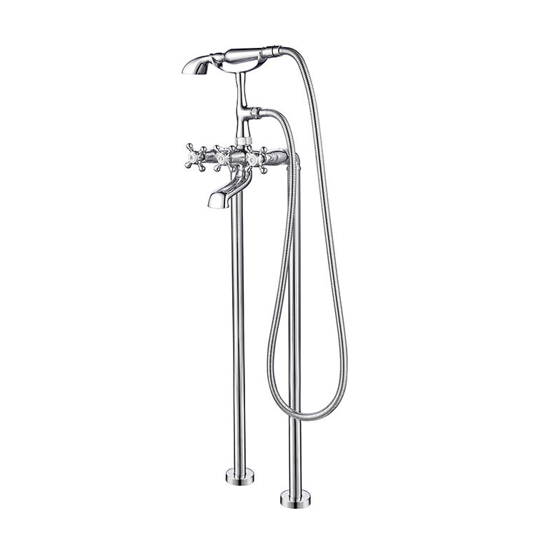 bathtub faucet with hand held shower