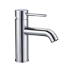 Basin Faucet Curved Sanitary Mixer Elbow Bath Faucetwall Mounted Bend Neck Chrome Washbasin Rule Shape Outlet Pipe Tap Faucets