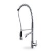 Commercial Pull Out Flexible Water Mixer 3 Way Pre Rinse Sink Taps Deck Mount Kitchen Faucet