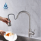 Single handle pulldown sprayer kitchen faucet stainless steel pullout kitchen basin faucet with single level handle