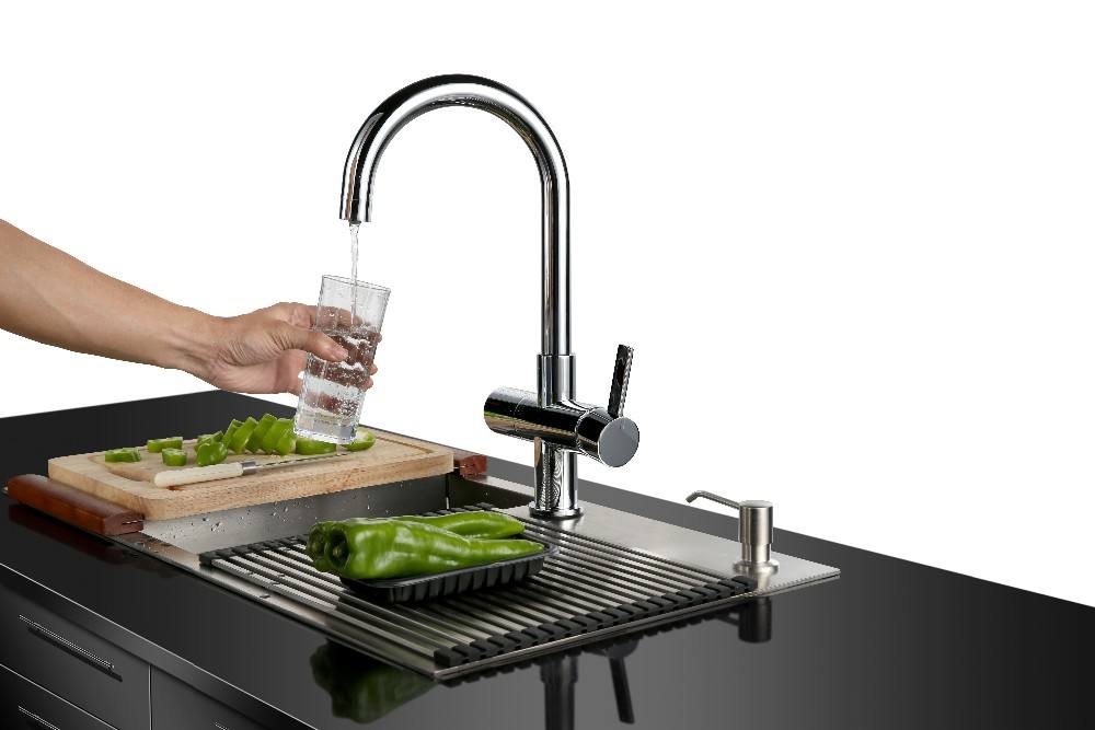 Hot And Cold Water New Modern Luxury Sink Faucets 28Years High Quality Kitchen Faucet Manufacturer