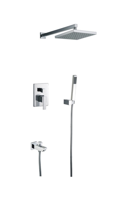 Wall Mounted Shower Set Column Bath Mixer Faucet DF-07112