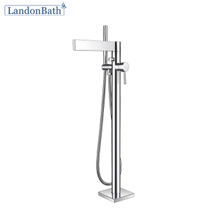 Thermostatic Bathroom Tap High Quality Floor-Mount Bathtub Faucet