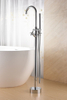 Modern Design Styles Zinc Alloy Round Bathtub Tap Thermostatic Shower Set