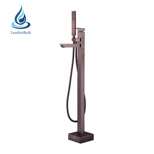 304 Stainless Steel Hot and Cold Water Exchange Freestanding Faucet