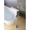 Kaiping Manufacturer Bathrooms Freestanding Floor Mounted Tub Bathtub Fille Valve Plated Chrome