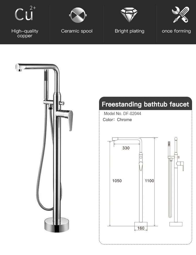 bathtub faucet freestanding