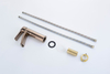 Modern Rose Gold Bathroom Brass Washbasin Faucet Single Lever Golden Water Taps