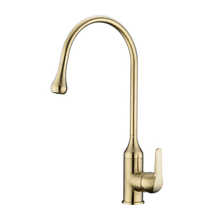 Sanitary Ware Brass Unique Design Gold Kitchen Faucet Sink Faucet Golden