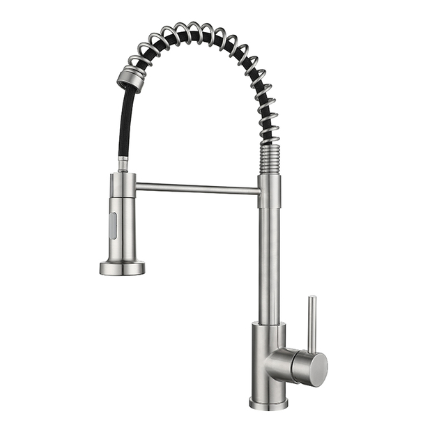High quality stainless steel pull down kitchen faucet 1302717