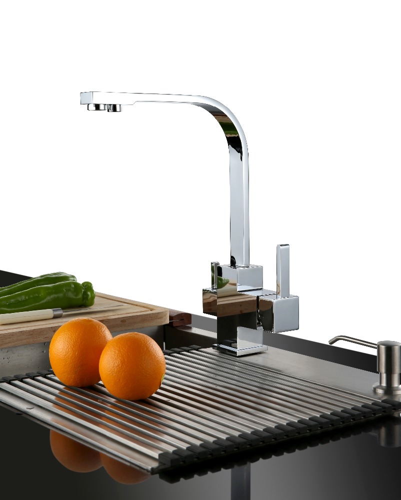 Dual Handles Kitchen Faucet Mixer DF-03507