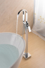 Floor-Mount Bathtub Faucet Unique Design Bath Shower