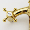 Golden and Black Color Supplier Price High Brass Quality Faucet