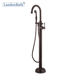 Wide Angle Deck Mounted Brass Chrome Plated Modern Design Bathroom Faucet